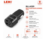 Cph Orange - 3 for 99 - 2-in-1 billader